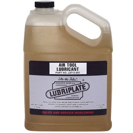 Lubriplate Machinery Oil, Petroleum Based Type, Air Tool, Jug AIR TOOL LUBRICANT 1GAL JUG ; L0713-057
